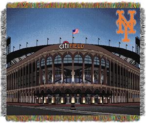 Northwest MLB Citi Field Stadium Tapestry Throw