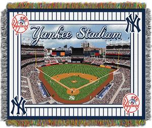 Northwest MLB Yankees Stadium Tapestry Throw