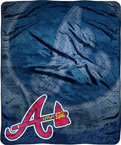 Northwest MLB Atlanta Braves Retro Plush Throw