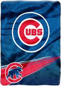 Northwest MLB Chicago Cubs Tie Dye Plush Throw