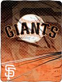 Northwest MLB SF Giants Tie Dye Plush Throw