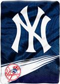 Northwest MLB New York Yankess Tie Dye Plush Throw