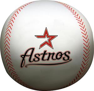 Northwest MLB Astros Beaded Baseball Pillow