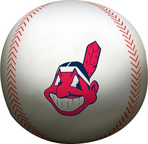 Northwest MLB Indians Beaded Baseball Pillow