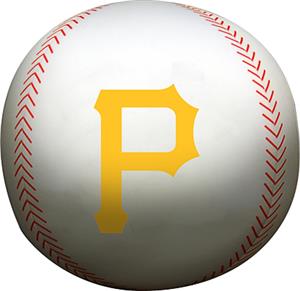 Northwest MLB Pirates Beaded Baseball Pillow