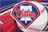 Northwest MLB Philadelphia Phillies Acrylic Rug Northwest MLB Philadelphia Phillies Acrylic Rug