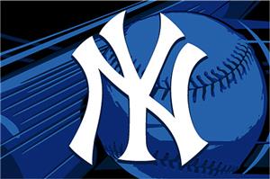 Northwest MLB New York Yankees Acrylic Tufted Rug