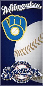Northwest MLB Brewers 30"x60" Beach Towels