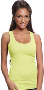 Royal Apparel Womens Baby 2x1 Rib Tunic Tank