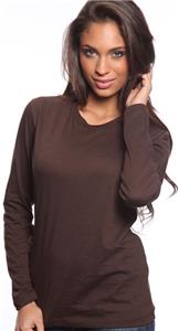 Royal Apparel Womens L/S Organic Jersey Crew Tee