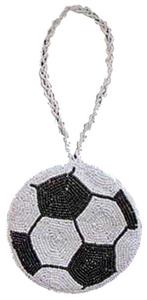 Soccer Beaded Coin Purse - unique soccer gifts