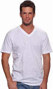 Royal Apparel Mens Short Sleeve V-Neck Tee