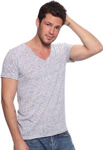 Royal Apparel Mens Triblend Deep V-Neck Tee
