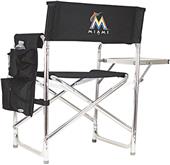 Picnic Time MLB Miami Marlins Folding Sport Chair