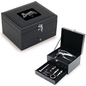 Picnic Time MLB Atlanta Braves Cabernet Wine Set