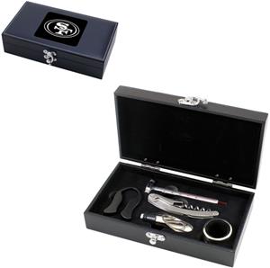 Picnic Time NFL San Francisco 49ers Wine Set