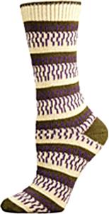 E. G. Smith Recycled Fringe Benefits Crew Socks