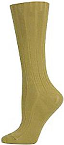 E. G. Smith Womens Organic Dress Rib Crew Socks