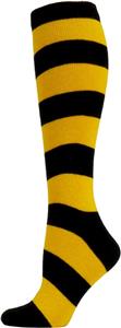 Nouvella Womens Cotton Rugby Stripe Knee Socks