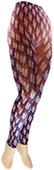 Nouvella Red Lipstick Sublimated Footless Tights Nouvella Red Lipstick Sublimated Footless Tights