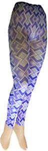 Nouvella Purple Diamonds Sublimated Footless Tight