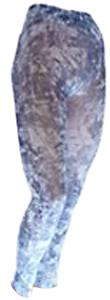 Nouvella Gray Gator Sublimated Footless Tights