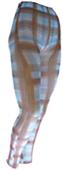 Nouvella Brown Madras Sublimated Footless Tights Nouvella Brown Madras Sublimated Footless Tights