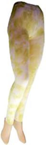Nouvella Lime Tie Dye Sublimated Footless Tights