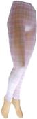 Nouvella Peach Madras Sublimated Footless Tights Nouvella Peach Madras Sublimated Footless Tights
