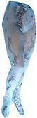 Nouvella Turquoise Anaconda Sublimated Tights Nouvella Turquoise Anaconda Sublimated Tights