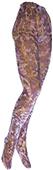 Nouvella Womens Purple Feathers Sublimated Tights Nouvella Womens Purple Feathers Sublimated Tights