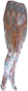 Nouvella Womens Stained Glass Sublimated Tights