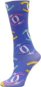 Nouvella Lilac Horse Shoe Sublimated Trouser Socks