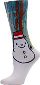 Nouvella Womens Snowman Sublimated Trouser Socks