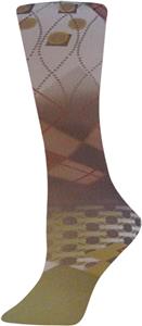 Nouvella Olive Harlequin Sublimated Trouser Socks