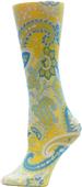 Nouvella Lime Paisley Sublimated Trouser Socks Nouvella Lime Paisley Sublimated Trouser Socks