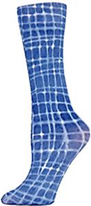 Nouvella Womens Blue Jean Sublimated Trouser Socks