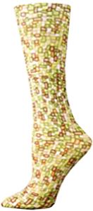 Nouvella Womens Chicklets Sublimated Trouser Socks