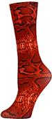 Nouvella Red Snake Sublimated Trouser Socks