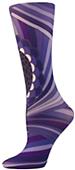 Nouvella Purple Peri Bloom Sublimated Trouser Sock Nouvella Purple Peri Bloom Sublimated Trouser Sock