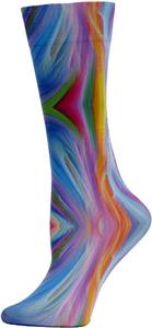 Nouvella Womens Rainbow Sublimated Trouser Socks