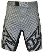 Contract Killer Mens Grappler White Fight Shorts