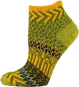 QT Feet Womens Recycled Sunrise Shortie Socks