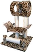 Go Pet Club Leopard Print Cat Tree Condo Furniture