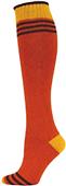QT Feet Womens Recycled Three Stripe Knee Socks QT Feet Womens Recycled Three Stripe Knee Socks