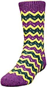 QT Feet Kids Recycled Zuni Fairisle Crew Socks