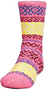 QT Feet Kids Recycled Prairie Fairisle Crew Socks