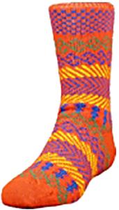 QT Feet Kids Surfs Up Fairisle Crew Socks