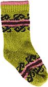 QT Feet Recycled Atlantis Fairisle Baby Socks QT Feet Recycled Atlantis Fairisle Baby Socks