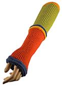 QT Feet Recycled Wonderland Fingerless Gloves QT Feet Recycled Wonderland Fingerless Gloves